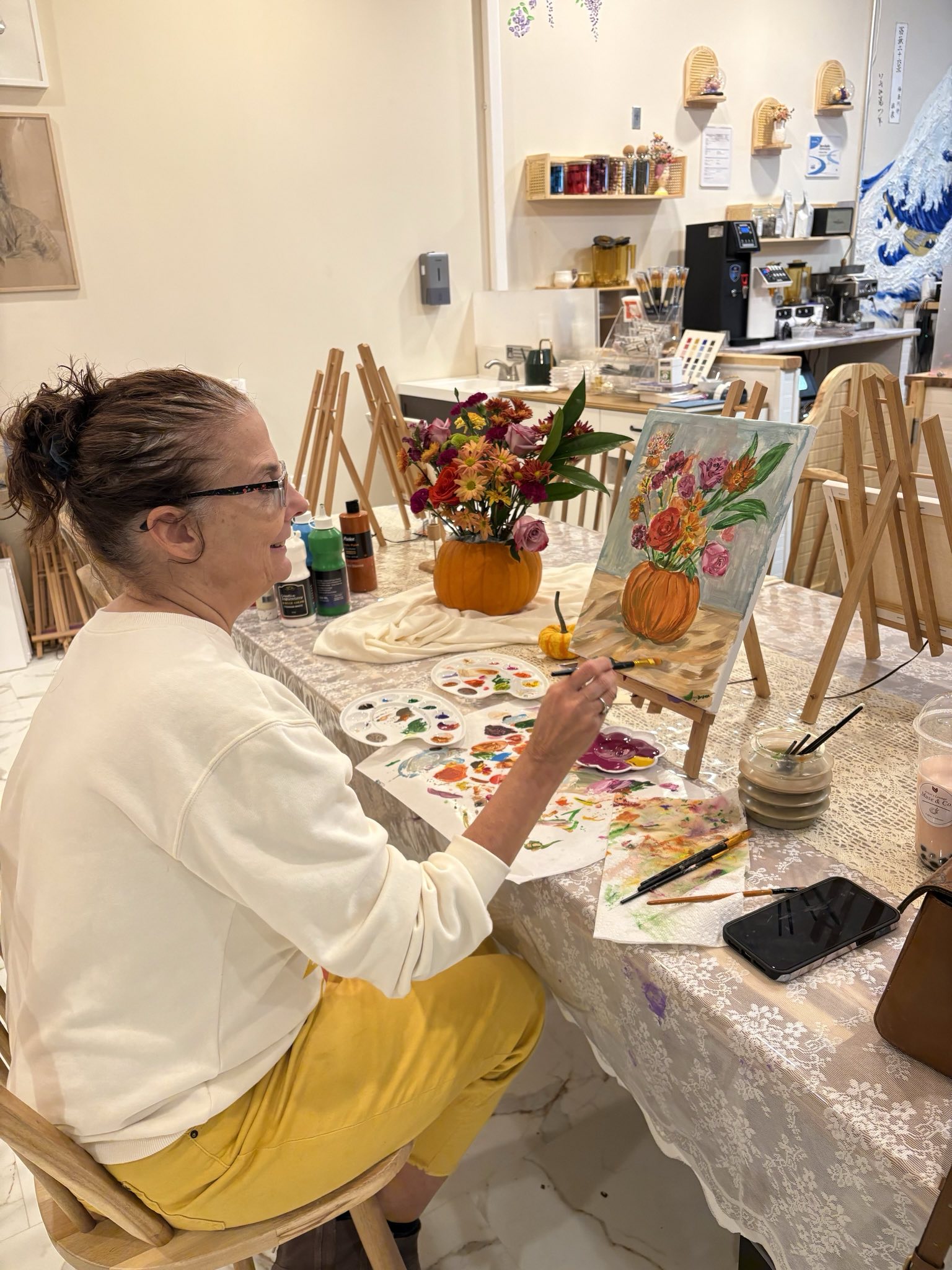 Paint & Boba at Muse & Co.